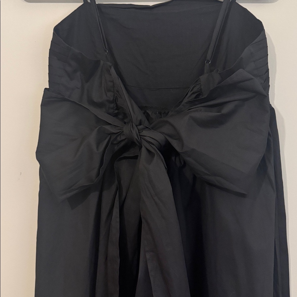 Petal & Pup Black Midi Dress with Spaghetti Straps - Picture 10 of 12